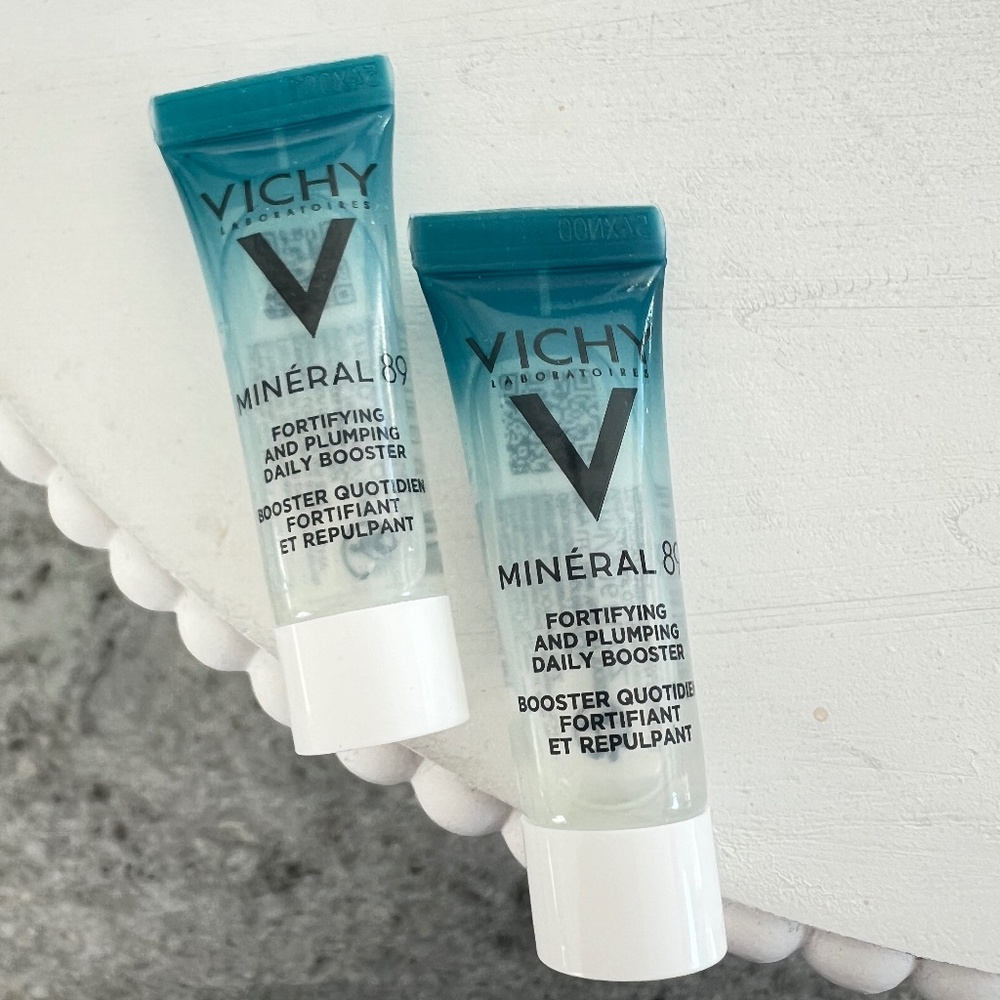 2x Vichy Mineral 89 Fortifying And Plumping Daily Booster .16oz Each NEW